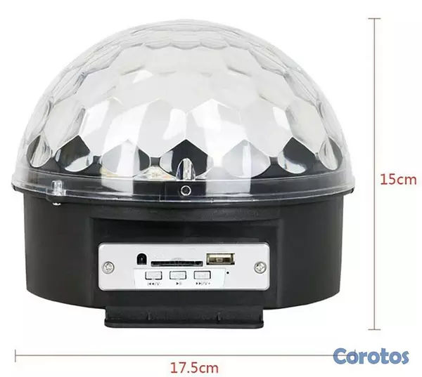 otros electronicos - Lampara led de escenario con bluetooth y memoria usb con musica 2
