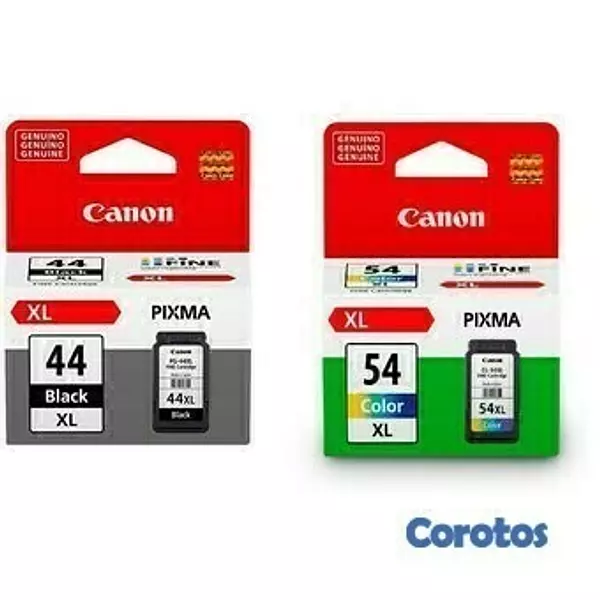 impresoras y scanners - CARTUCHO CANON PG-44 XL NEGRO, Y 54XL COLOR  ALTO RENDIMIENTO MAS CANTIDAD  2