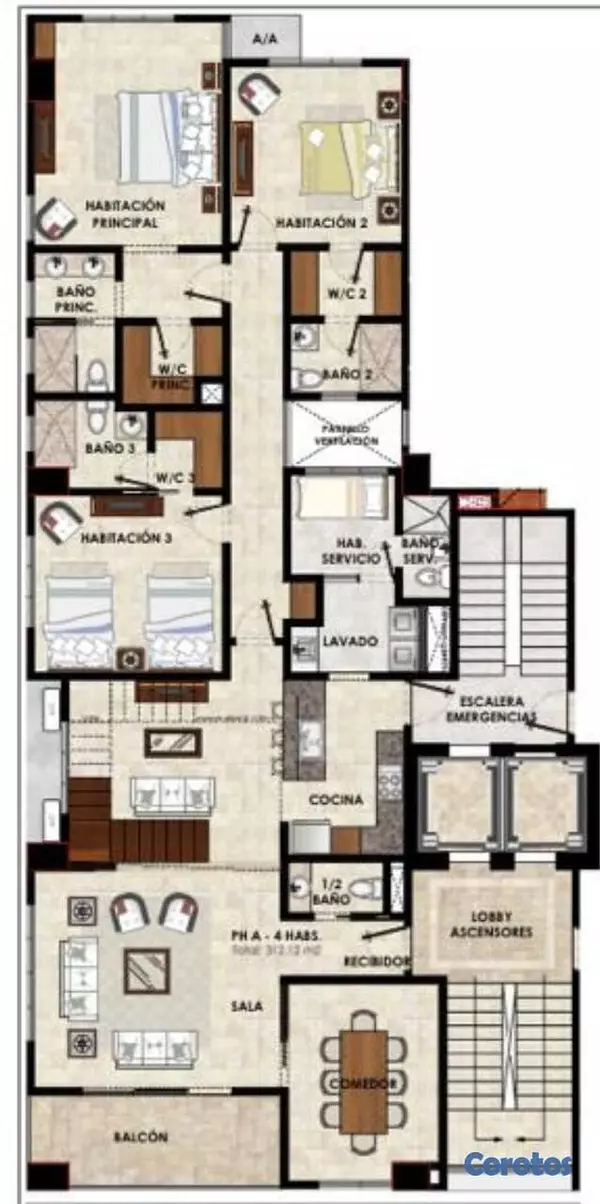 penthouses - Penthouse en  Paraiso Nuevo Recibo Solar paraiso 10