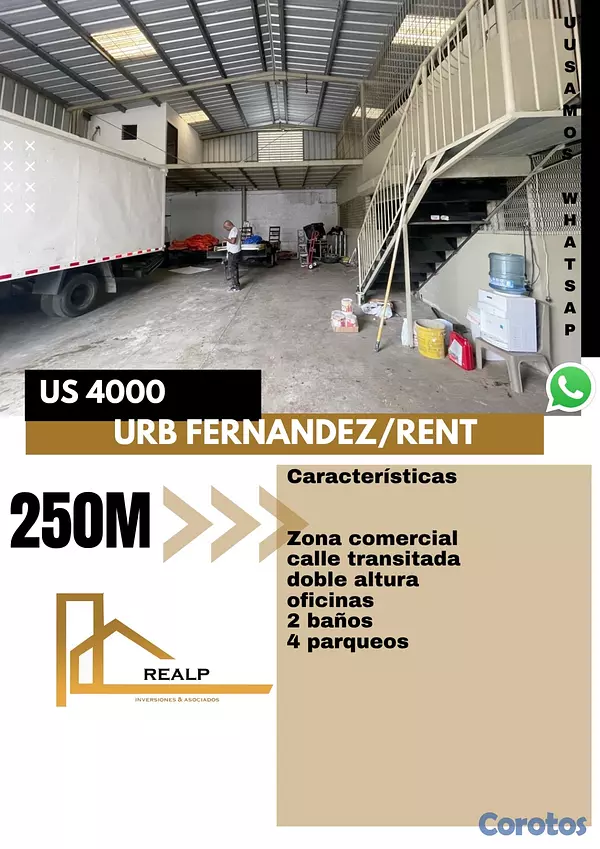 oficinas y locales comerciales - Almacén céntrico en Urb Fernández  1