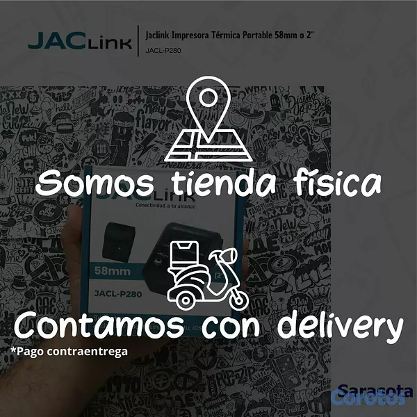 impresoras y scanners - Jaclink Impresora Térmica Portátil 58mm o 2" JACL- 3