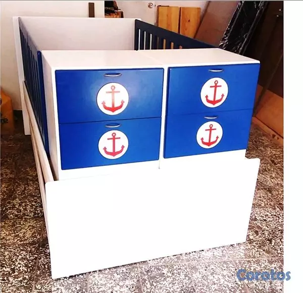 muebles y colchones - Cama cuna Twin 39" 5