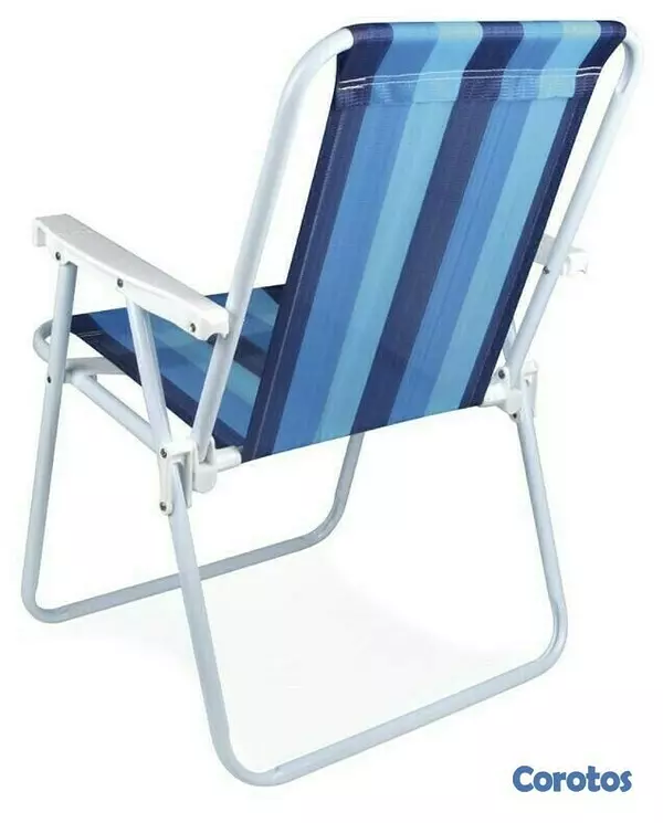 decoración y accesorios - Silla de Playa plegable en Aluminio diferentes modelos de tejido a rayas
 3
