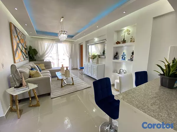 apartamentos - venta de apartamento de lujo en vista hermosa Santo Domingo este 100mts 6