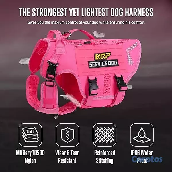 animales y mascotas - Arnés táctico para perros size M 2