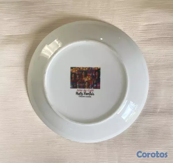 decoración y accesorios - PLATOS Y CENICEROS DE ARTE DE CAFE 6
