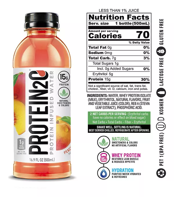Salud y Equipamiento Médico - Protein2o 15 G De Agua Con Infusion De Proteina De Suero, Pa 4