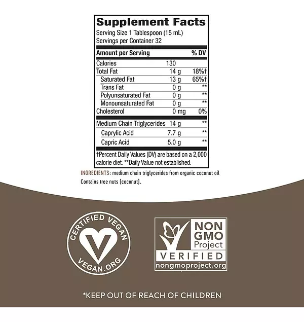 Salud y Equipamiento Médico - Mct Organico 946ml Natures Way 2