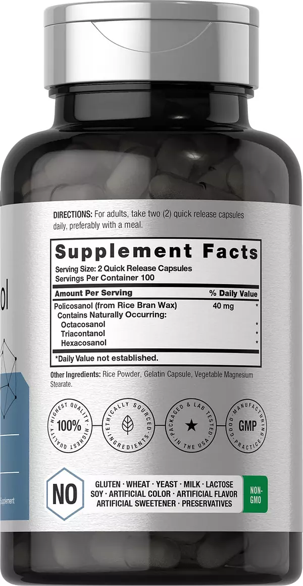 Salud y Equipamiento Médico - Policosanol 20 Mg 200 Cap Horbaach 2