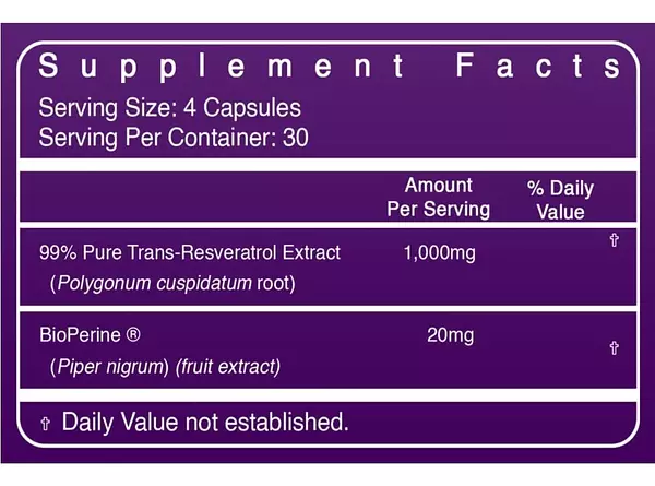 Salud y Equipamiento Médico - Genex Resveratrol 120 capsulas 2