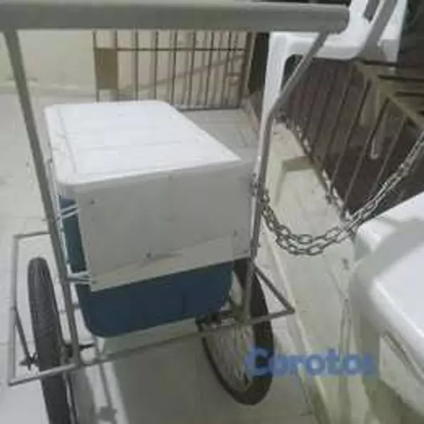 equipos profesionales - 🚲🧊 Carrito con hielera para ventas 7