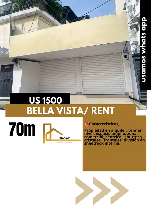 oficinas y locales comerciales - Local comercial en Bella vista 