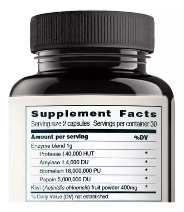 Salud y Equipamiento Médico - Enzimas Digestivas 60cap Nuzest - - Unidad A $6306 2