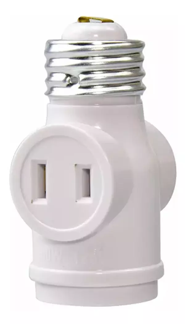 otros electronicos - ADAPTADOR DE BOMBILLO CORRIENTE