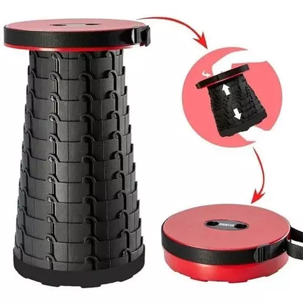 herramientas, jardines y exterior - Taburete silla plegable portatil retractil para adultos. 4
