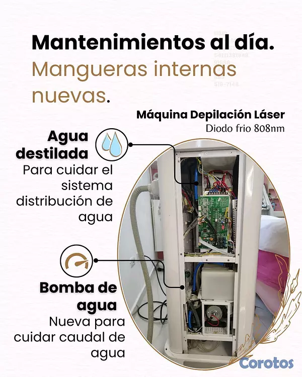 servicios profesionales - Maquina depilacion laser diodo frío 810nm 4