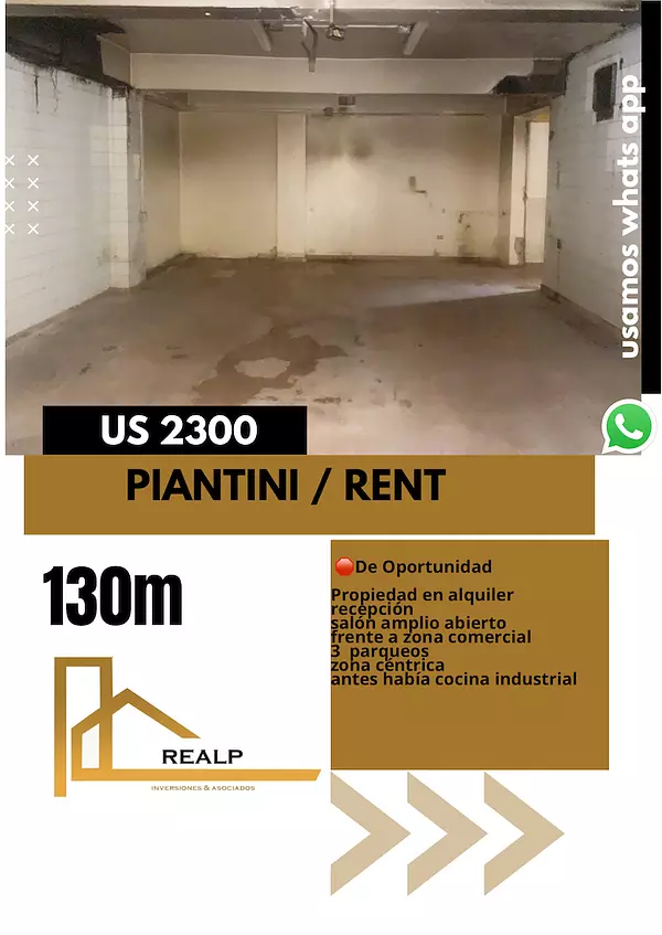 oficinas y locales comerciales - Local en piantini primer nivel  1