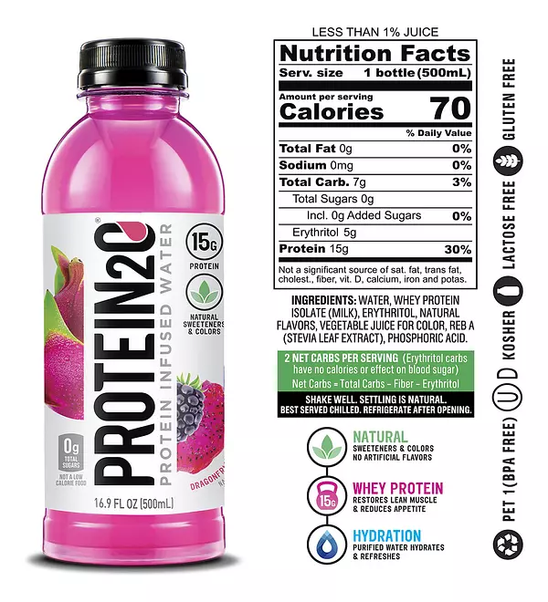 Salud y Equipamiento Médico - Protein2o 15 G De Agua Con Infusion De Proteina De Suero, Pa 5