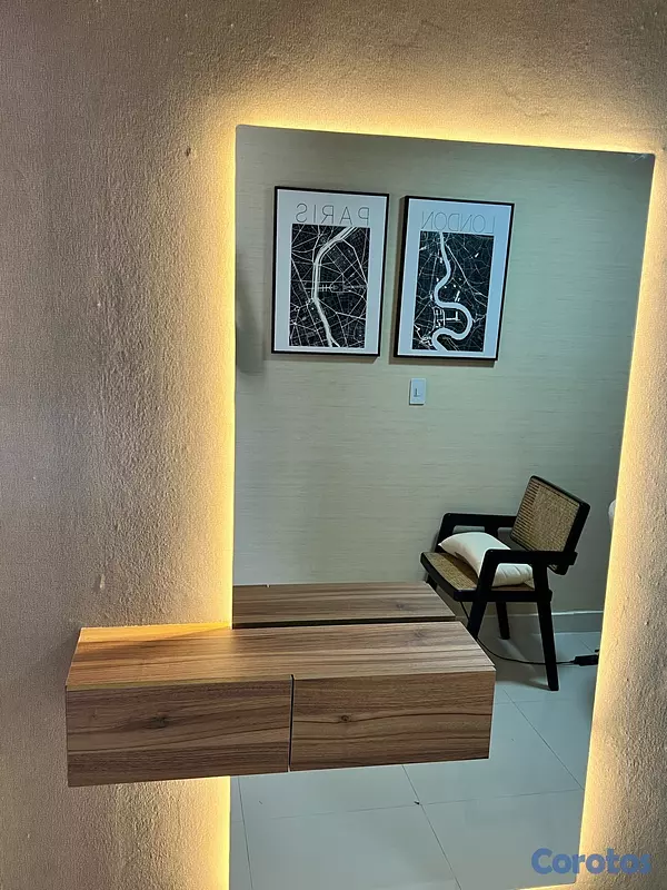 decoración y accesorios - Muebles de TV, Closet, Mesitas de noche, repisas flotantes, espejos, paneles etc 5