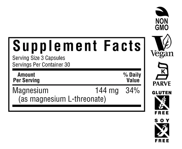 Salud y Equipamiento Médico - Treonato De Magnesio 144mg Blue 2