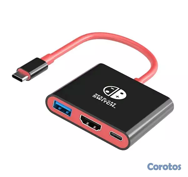 otros electronicos - Adaptador tipo c a hdmi versiones para nintendos switch  9