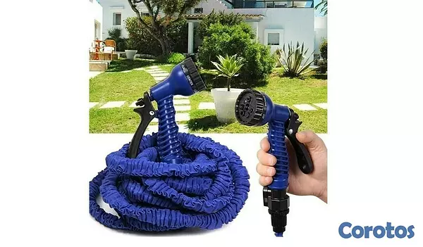 herramientas, jardines y exterior - Manguera expandible con pistola gratis - 50 pies. 4