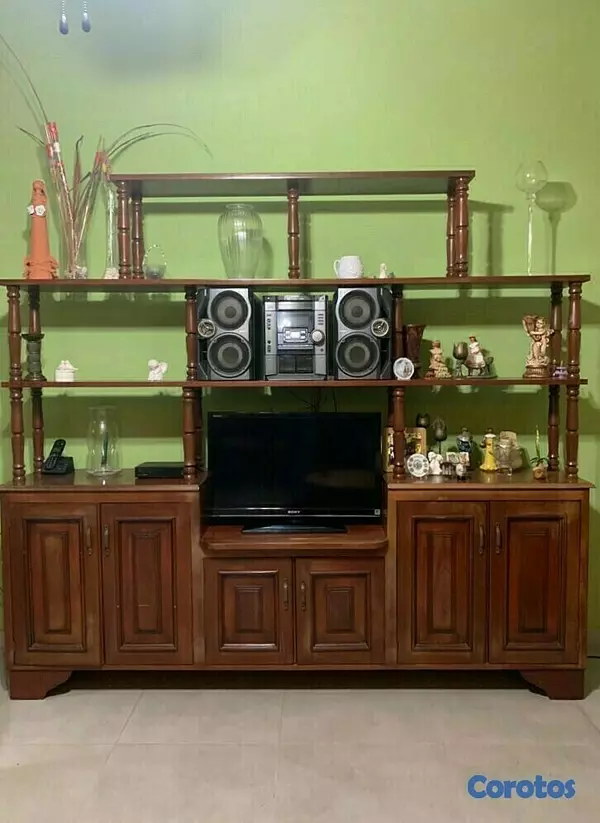 muebles y colchones - Estante en Roble  2