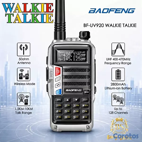 otros electronicos - WALKIE TALKIE BAOFENG UV-920 | RADIO DE COMUNICACI 6