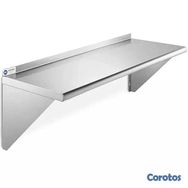 equipos profesionales - Repisa de pared en acero inoxidable  2