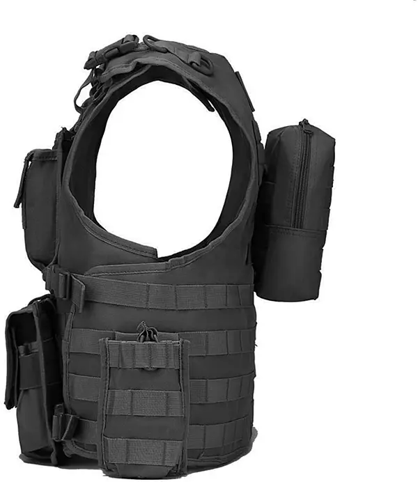 Artículos Deportivos - Chaleco táctico ajustable, chaleco MULTIUSOS seguridad brigadista paintball 3