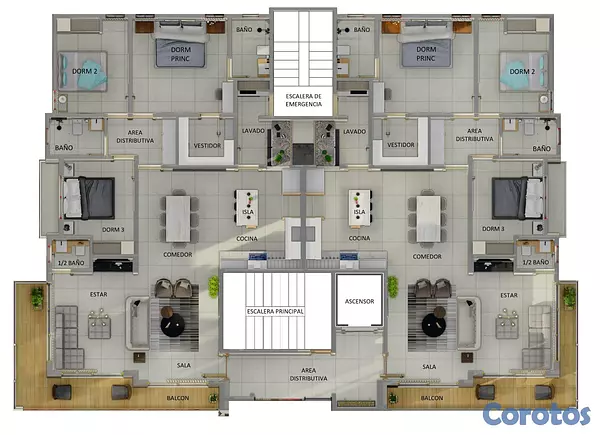 apartamentos - APARTAMENTOS EN VENTA.  URBANIZACION THOMEN 2