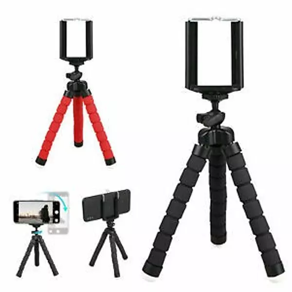accesorios para electronica - TRÍPODE MINI FLEXIBLE UNIVERSAL PARA CELULARES, AJUSTABLE, ROTACIÓN 360 GRADO 4