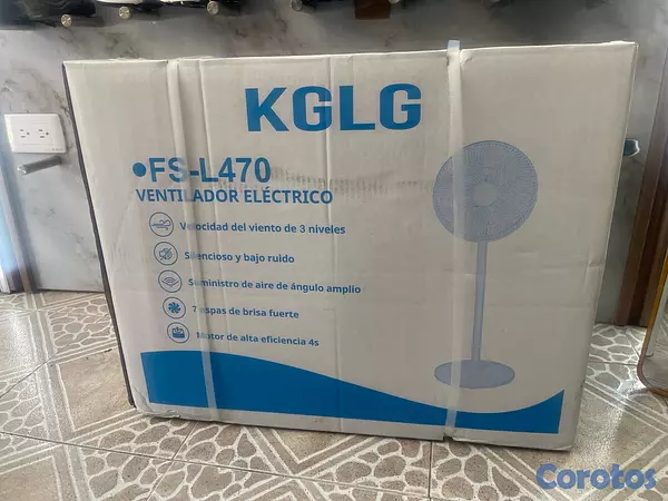 electrodomesticos - abanico de pedestal marca KGlg 3
