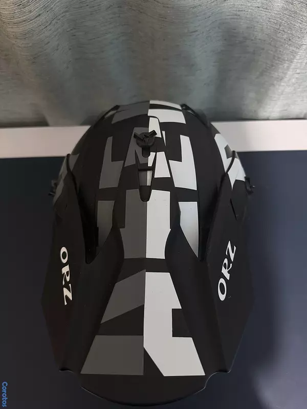accesorios para vehiculos - 🔥 Casco ORZ de Motocross + Visor Nuevo | Excelente Estado 5