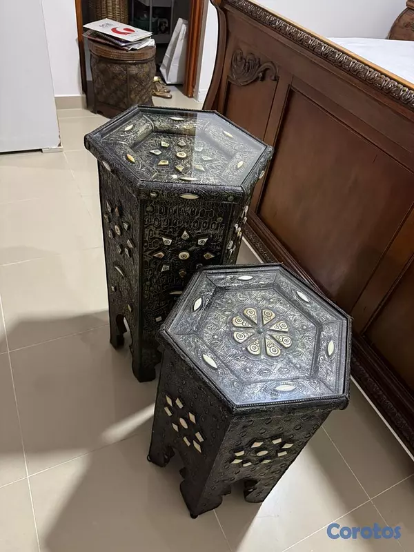 muebles y colchones - SET DE MESAS AUXILIARES DECORATIVAS 2