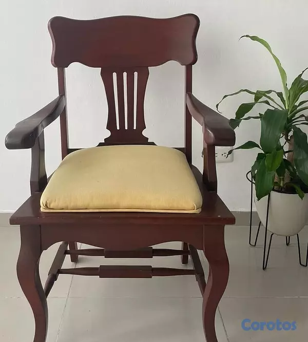 muebles y colchones - VENDO 2  BUTACAS EN CAOBA 4