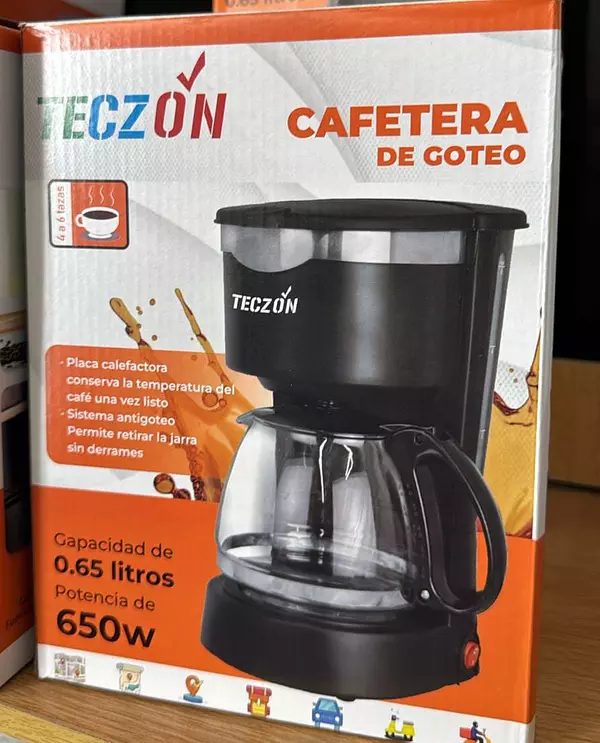 electrodomesticos - cafetera de goteo 0.65 litros 