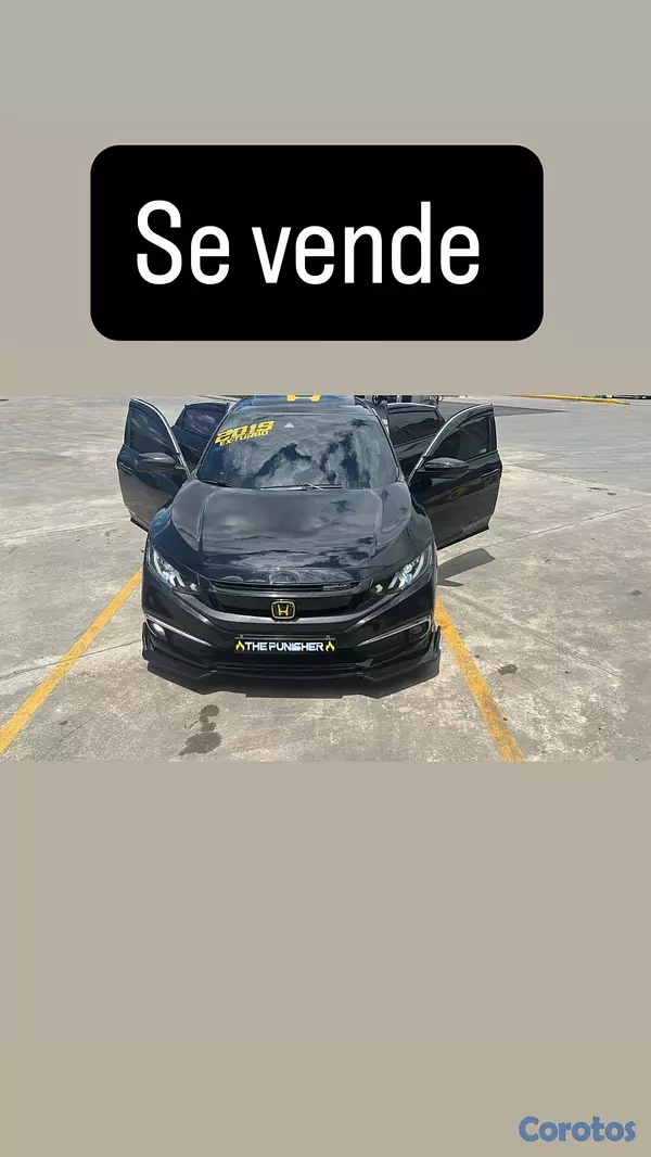 carros - Honda civic 2019 EX-T en perfectas condiciones 

Gomas nuevas 
Aire 10/10 
 8