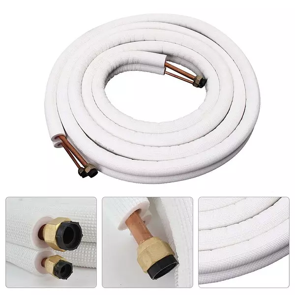 aires acondicionados y abanicos - Tubería de cobre para aire acondicionado tubo con aislamiento manguera tuberia 3