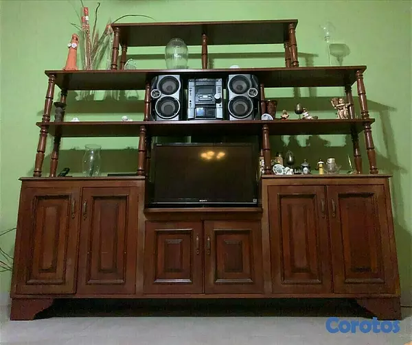 muebles y colchones - Estante en Roble  3