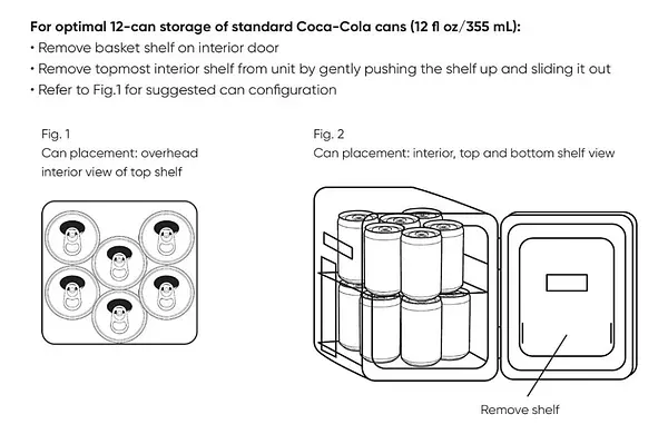 Salud y Equipamiento Médico - Mini Refrigerador Coca-cola Americana Retro 12 Latas Ac / Dc 6