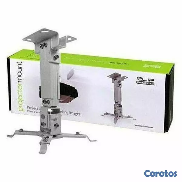 computadoras y laptops - SOPORTE PARA PROYECTOR KLIPX BLANCA DE TECHO DESDE 280MM HASTA 350MM DIAGONAL 1