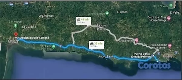 solares y terrenos - Venta de solar en puerto Bahía de Samana parcela de 120,400 cerca de playa  3