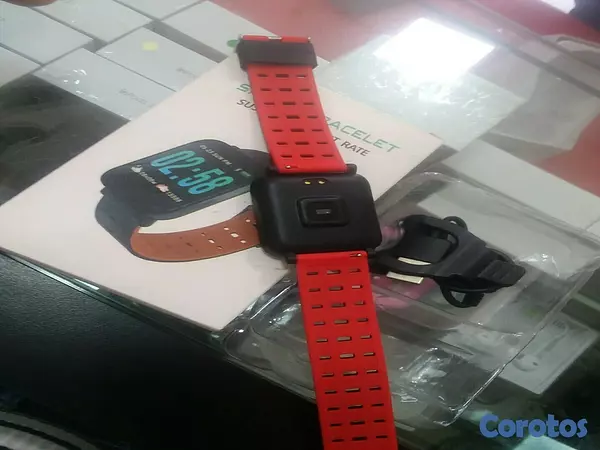 accesorios para electronica - Smartwatch fitness A6, monitorea tu salud y recibe las notificaciones de mensaje 5