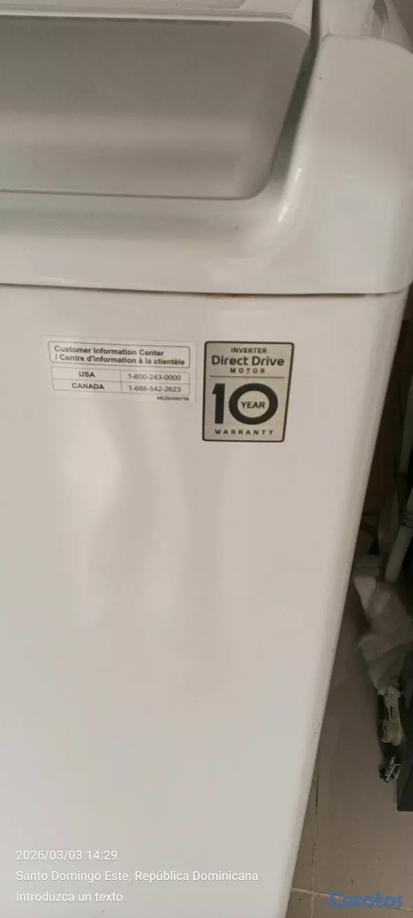 electrodomesticos - LAVADORA LG INVERTER  2