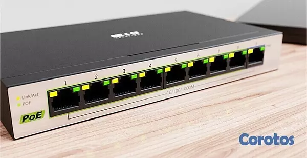 computadoras y laptops - SWITCH DE SOBREMESA NEXXT VERTEX V900P, 9 PUERTOS POE+ GIGABIT, 65W MAX, (NSW-V9