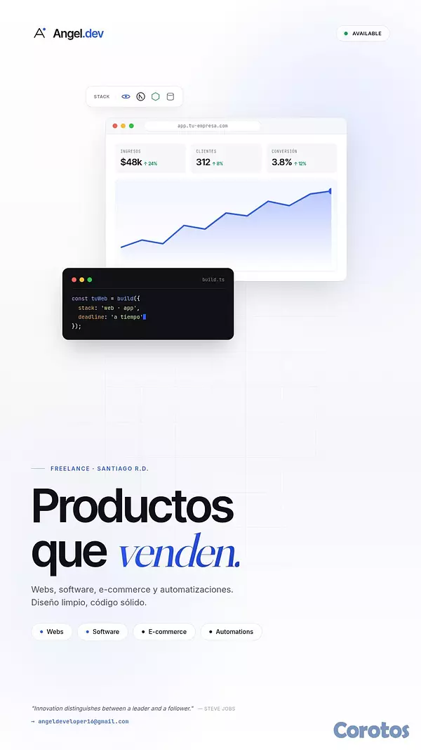 servicios profesionales - Desarrollo Web, Odoo ERP y Automatizaciones para t 2