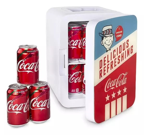 Salud y Equipamiento Médico - Mini Refrigerador Coca-cola Americana Retro 12 Latas Ac / Dc 7