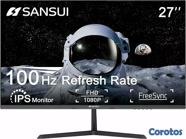 computadoras y laptops - Monitor 27 Pulgadas Ultra Delgado Full HD SANSUI 1
