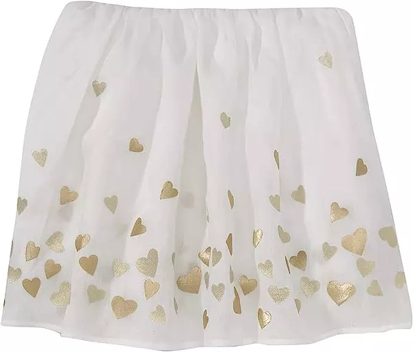 muebles - Juego de ropa de cama para cuna de 4 piezas Lambs & Ivy Baby Love Pink/Gold Hear 3